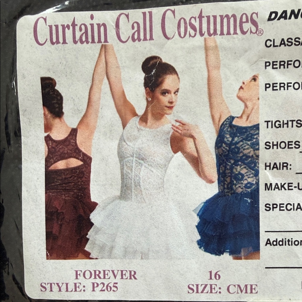 “Forever” White Dance Costume by Curtain Call Costumes